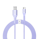 LOGiiX Vibrance Braid 1.2M USB-A to USB-C - Lavender