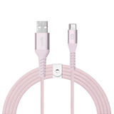 LOGiiX Vibrance Braid 1.2M USB-A to USB-C - Blush