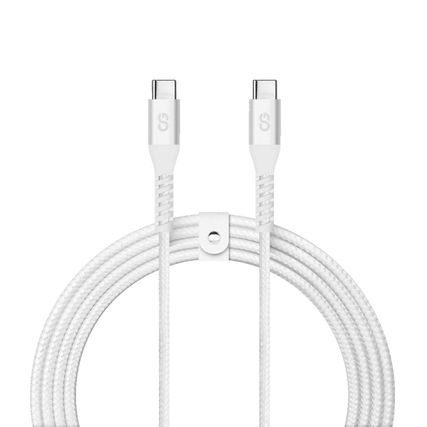 LOGiiX Vibrance Braid 1.2M USB-C to USB-C - White