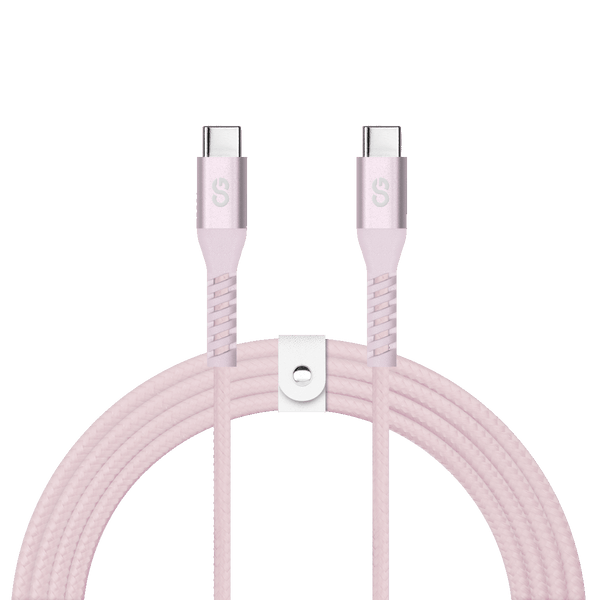 LOGiiX Vibrance Braid 1.2M USB-C to USB-C - Blush