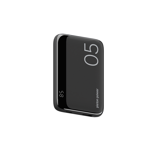 LOGiiX Vibrance Piston Power 5000 mAh Power Bank - Black