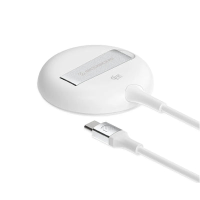 Scosche Chargepad Kick Wireless Charger with Kickstand - White