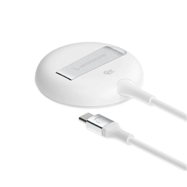 Scosche Chargepad Kick Wireless Charger with Kickstand - White