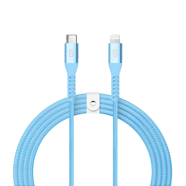 LOGiiX Vibrance Braid 1.2M USB-C to Lightning - Turquoise