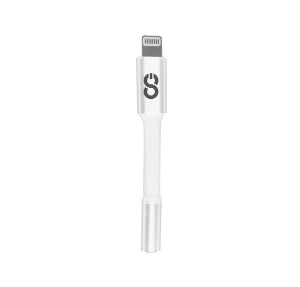 LOGiiX Aux Adapter 3.5mm Lightning to Aux - White