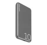 LOGiiX Piston Power 10000 mAh Aluminum Power Bank - Graphite Grey