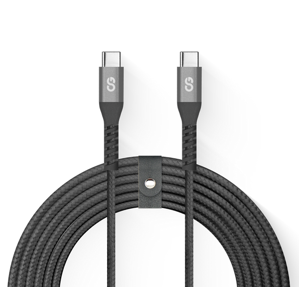 LOGiiX Vibrance Braid 100W XL 3M USB-C to USB-C - Black