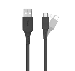 LOGiiX Sync & Charge Anti Stress 1.2M USB-A to USB-C - Black