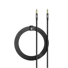 LOGiiX Piston Connect Braid 1.5M Aux to Aux - Black