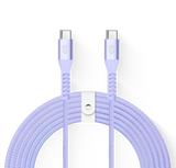 LOGiiX Vibrance Braid 100W XL 3M USB-C to USB-C - Lavender