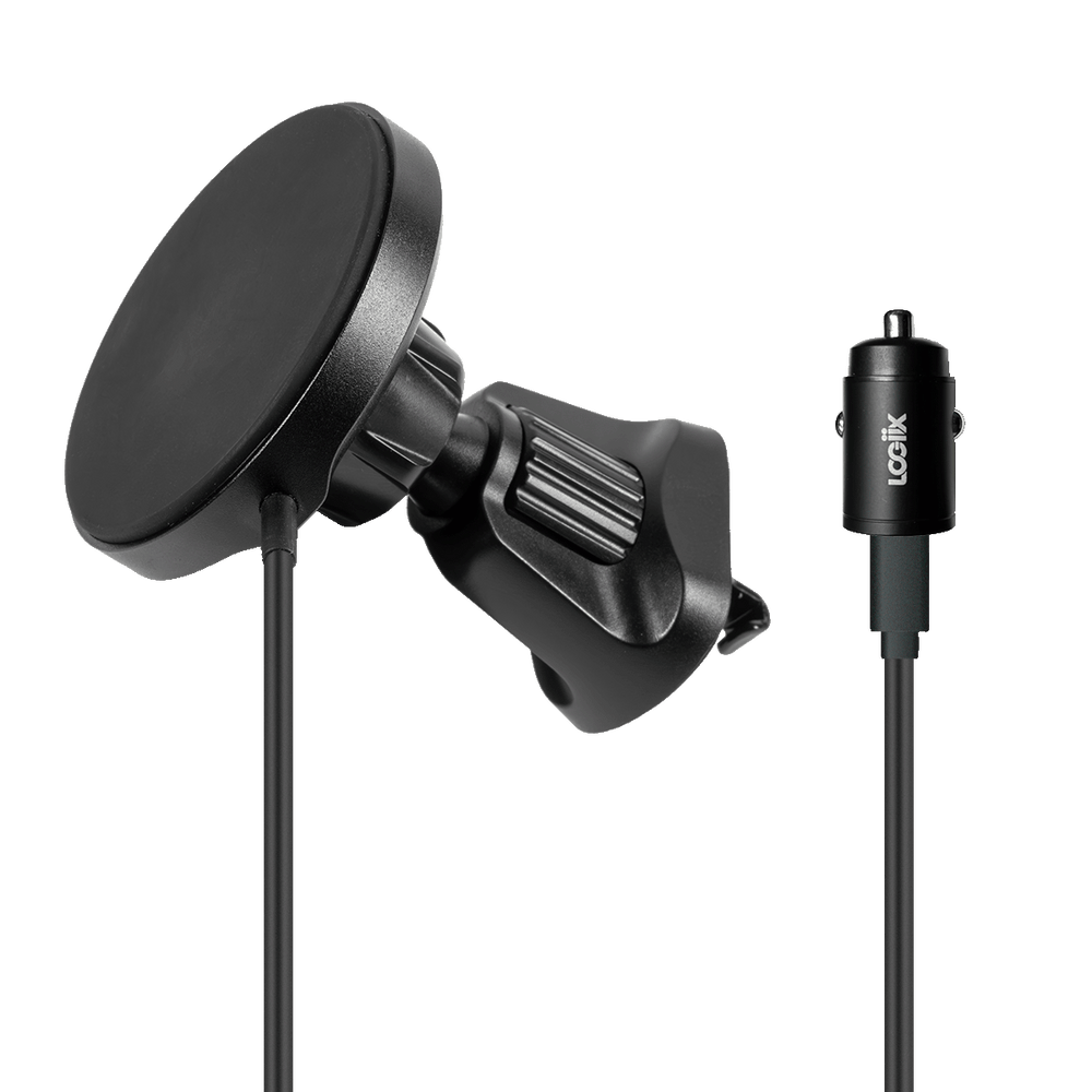 LOGiiX Vent Mount Qi2 Car Charger - Black