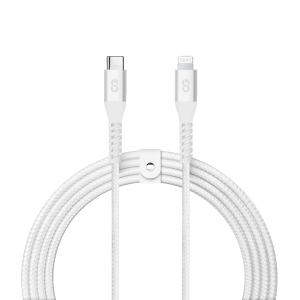 LOGiiX Vibrance Braid 1.2M USB-C to Lightning - White