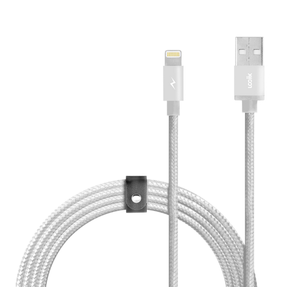 LOGiiX Piston Connect Braid 1.5M USB-A to Lightning - Silver