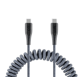 LOGiiX Piston Connect Coil USB-C to USB-C - Grey