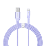 LOGiiX Vibrance Braid 1.2M USB-A to Lightning - Lavender