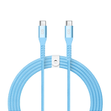 LOGiiX Vibrance Braid 1.2M USB-C to USB-C - Turquoise