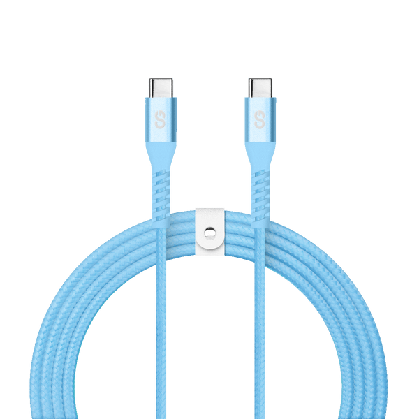 LOGiiX Vibrance Braid 1.2M USB-C to USB-C - Turquoise