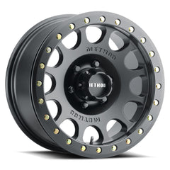 Method Race Wheels Mr105 Beadlock Wheel 17X8.5 4.75In B/S 0Mm O/S 6X5.50 Bp Matte Black Finis (MR10578560500B)