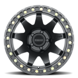Method Race Wheels Mr108 Beadlock 17X9 44Mm Offset 8X6.5 130.81Mm Cb Matte Black with Hardware Kit