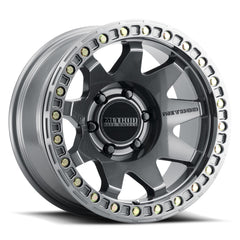 Method Race Wheels Mr108 Beadlock 17X9 44Mm Offset 5X5 71.5Mm Cb Gloss Titanium with Hardware Kit (MR10879050844B)