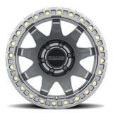 Method Race Wheels Mr108 Beadlock 17X9 44Mm Offset 6X5.5 106.25Mm Cb Gloss Titanium with Hardware Kit