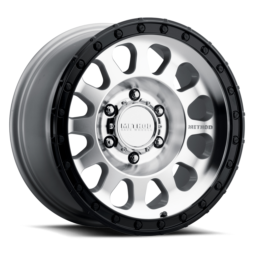 Method Race Wheels Mr315 18X9 +18Mm Os 8X170 130.81Mm Cb Machined Gloss Black Lip (MR315890871618)