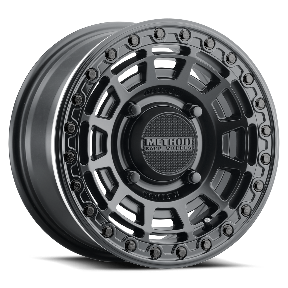 Method Race Wheels Mr415 Beadlock 15X7 5+2/+38Mm Os 5X4.5 76Mm Cb Matte Black Gloss Black Ri (MR415570121052B)