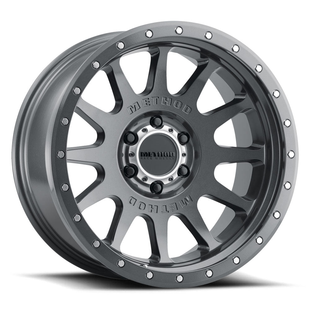 Method Race Wheels Mr605 Nv 20X10 24Mm Offset 8X6.5 121.3Mm Cb Gloss Titanium (MR60521080824N)