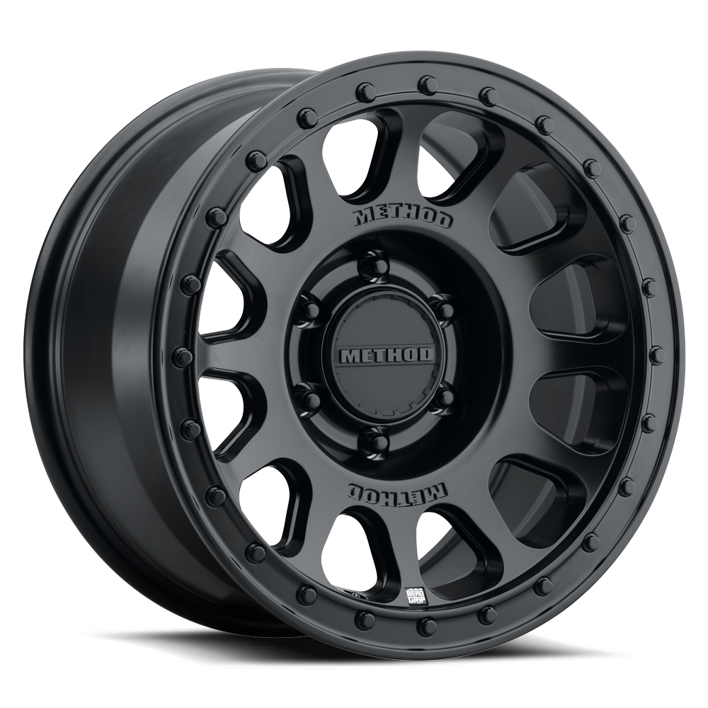 Method Race Wheels Mr709 Hd Bead Grip 18X9 +12Mm Os 6X5.5 106.25Mm Cb Matte Black (MR70989060512H)