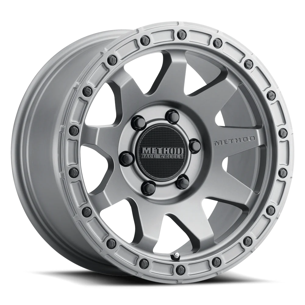 Jante Method MR317 - 17x9, déport -12mm, 6x5.5, alésage central 106.25mm, Titanium