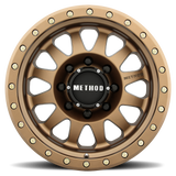 Method MR304 Double Standard Wheel - 15x8, -24mm Offset, 5x4.5, 83mm Centerbore, Method Bronze