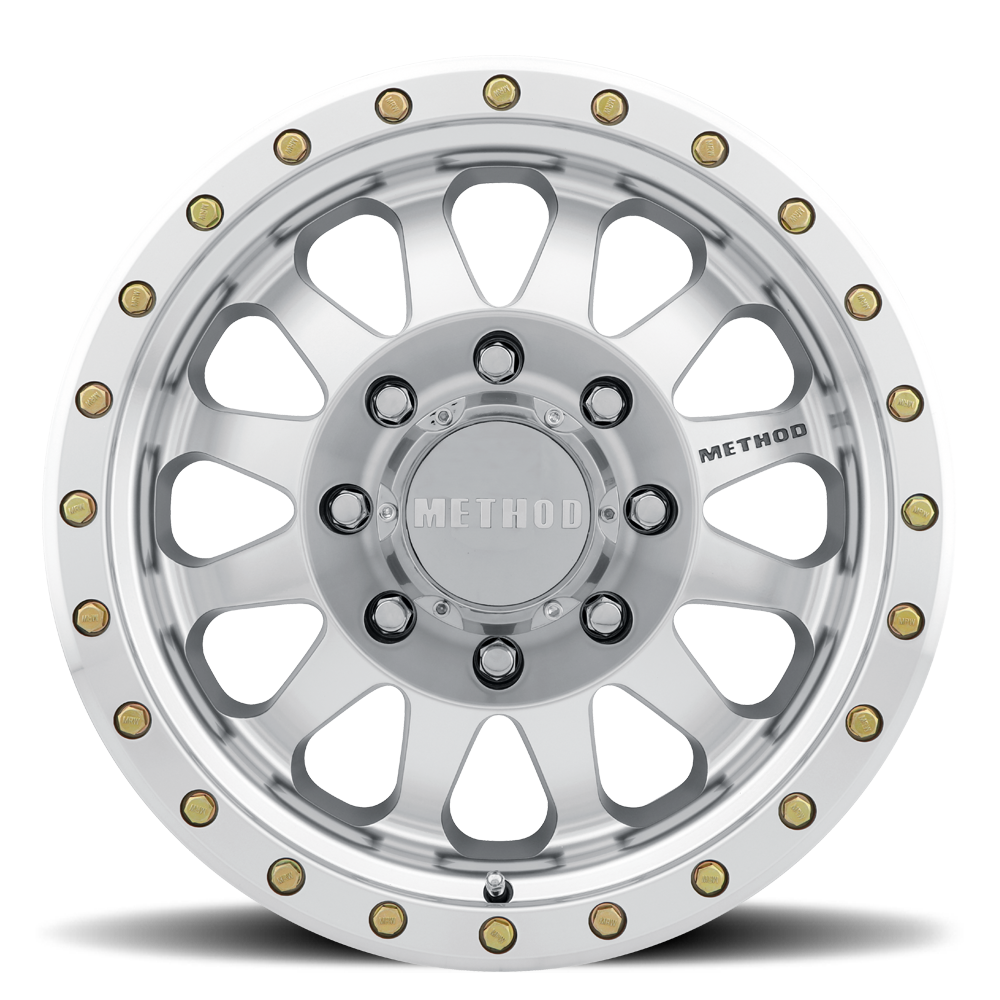 Method MR304 Double Standard Wheel - 20x10, déport de -18mm, 6x135, alésage central de 94mm, usinée - Revêtement transparent