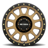 Method MR305 NV Wheel - 20x9, +18mm Offset, 8x6.5, 130.81mm Centerbore, Method Bronze - Matte Black Lip