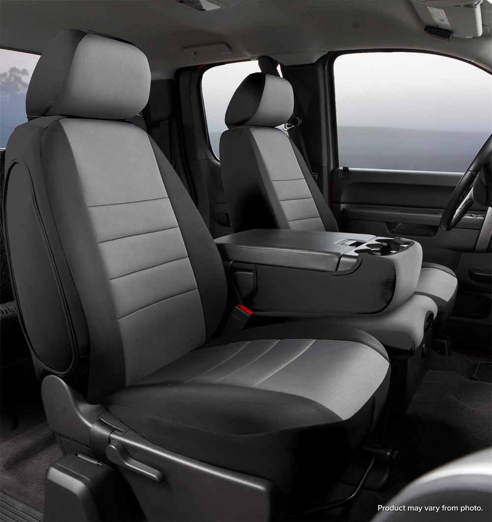 FIA Seat Cover Front Neoprene Bench Seat 40/20/40 - Gray (FINP99-40GRAY)