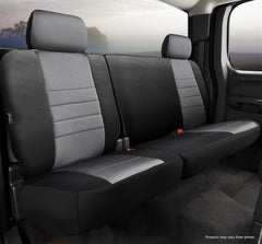 FIA Seat Cover Rear Second Neoprene Bench Seat 60/40 - Gray (FINP92-37GRAY)