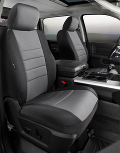 FIA Seat Cover Front Neoprene Bucket Seat - Gray (FINP99-75GRAY)