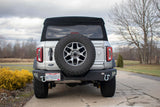 Kentrol/Fishbone Offroad 2022+ Bronco Steelhead Rear Bumper Black Powder Coated Steel