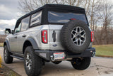 Kentrol/Fishbone Offroad 2022+ Bronco Steelhead Rear Bumper Black Powder Coated Steel