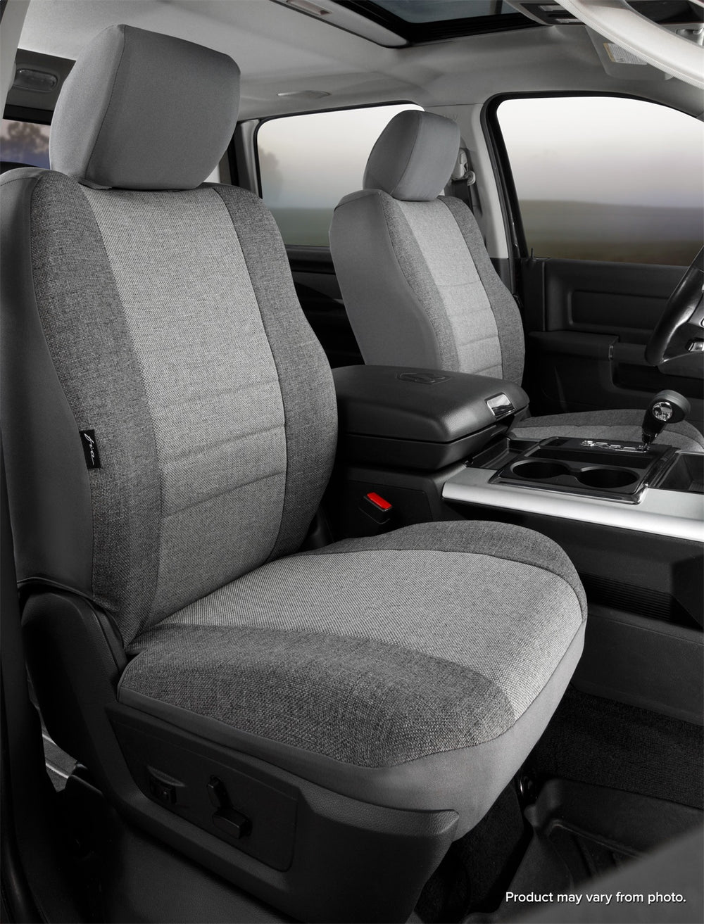 FIA Seat Cover Front OE Style Bucket Seat Gray (FIOE37-34GRAY)