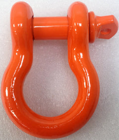 Iron Cross Shackle Mount D-Ring - Orange