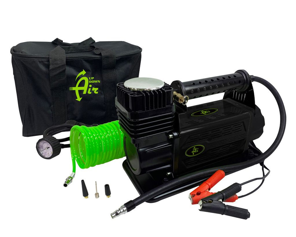 Système de compresseur d'air OVS 5,6 CFM avec sac de rangement, tuyau et accessoires - Moteur simple