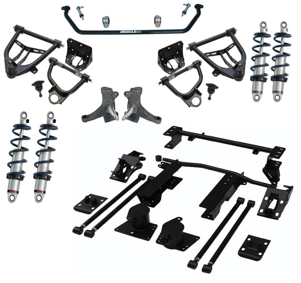 Ridetech Suspension HQ Coil-Over System for 1975-1986 C10.