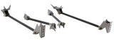 Ridetech Triangulated Four Link , Universal Weld-in with black powder coated bars. (18987999)