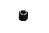 Short rebound knob for Ridetech HQ Shocks, aluminum, black.