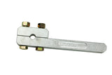 Aluminum clamp for 5/8" shock shaft.