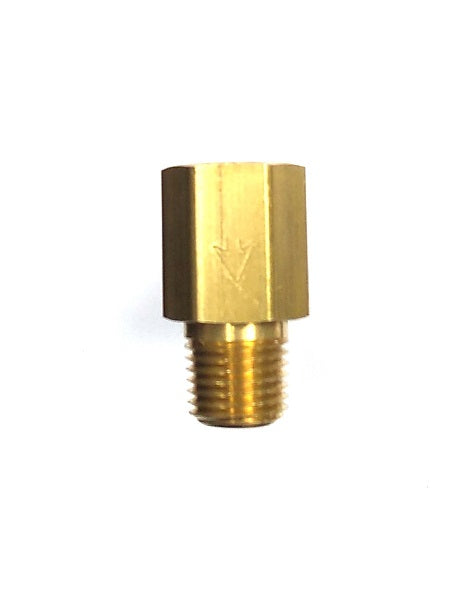 Ridetech Check valves, 1/4 NPT (Flows towards male thread)