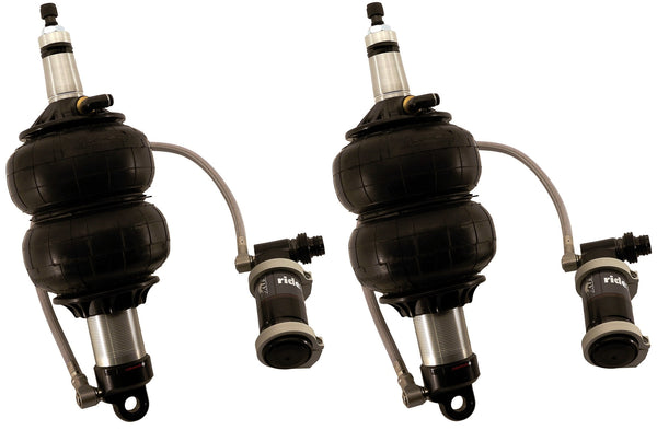 Front TQ Shockwaves for 1955-1957 Bel Air. For use w/ Ridetech lower arms.
