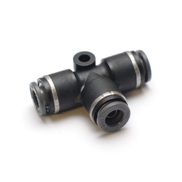 Ridetech Suspension Airline Fitting, Tee. 3/8" x 3/8" x 3/8" Airline.