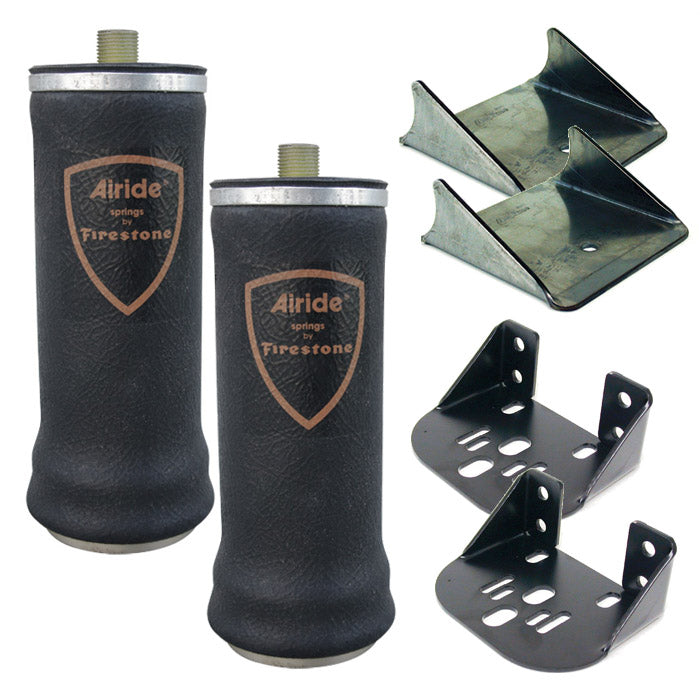 Ridetech Air Over Leaf, 2000 lb. with weld-on lower mount and side frame upper mount.