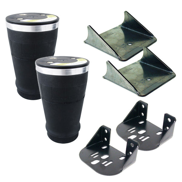 Ridetech Air Over Leaf, 3000 lb. with weld-on lower mount and side frame upper mount.